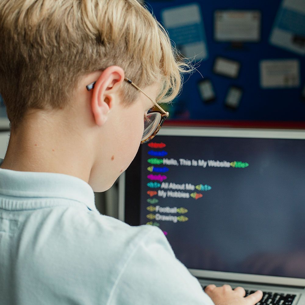 Students working hands-on in a Unity Foundation learning space.